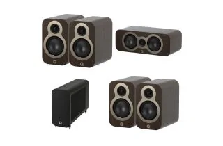 Q Acoustics 3010c 5.1 Speaker Package - Walnut