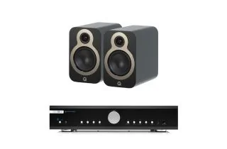 Musical Fidelity B1xi Integrated Amplifier with Q Acoustics 3020c Bookshelf Speakers