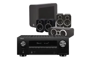 Denon AVC-X3800H 9.4 Ch. 180W 8K AV Receiver with Q Acoustics 3030i Cinema Pack