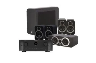 Marantz CINEMA 60 DAB 7.2 Channel AV Receiver with Q Acoustics 3030i Cinema Pack