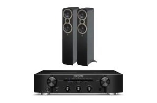 Marantz PM6007 2.2 Channel Integrated Amplifier with Q Acoustics 3050c Floorstanding Speakers