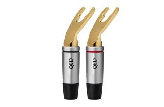 QED Performance Spade Speaker Plugs (20-pack)