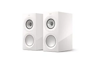 KEF R3 Meta Bookshelf Speakers - White Gloss