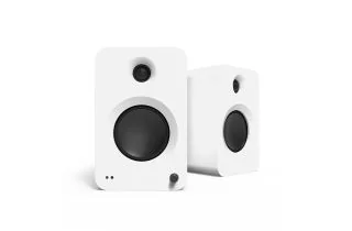 Kanto REN Powered Bookshelf Speaker System - White