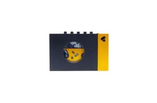 We Are Rewind Portable Cassette Player - Black & Yellow (Amy)
