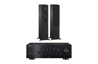 Yamaha R-N1000A Network Receiver with Dali SONIK 5 Floorstanding Speakers