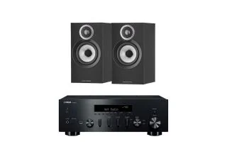 Yamaha R-N600A Network Receiver with Bowers & Wilkins 607 S3 Bookshelf Speakers