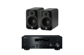 Yamaha R-N600A Network Receiver with Q Acoustics 5020 Bookshelf Speakers