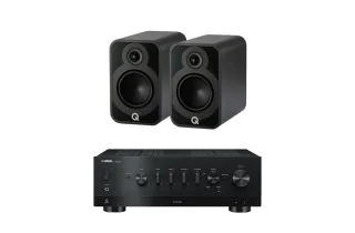 Yamaha R-N800A Network Receiver with Q Acoustics Q 5020 Bookshelf Speakers