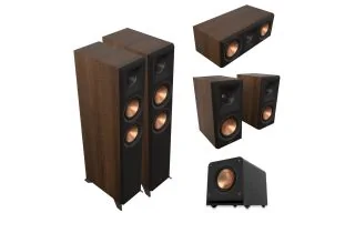 Klipsch Reference Premier RP-5000F II 5.1 AV Speaker Pack - Walnut