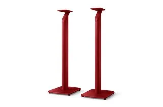 KEF S1 LSX Floor Stands - Crimson Red