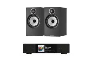 Arcam Radia SA35 Streaming Integrated Amplifier with Bowers & Wilkins 606 S3 Bookshelf Speakers