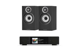 Arcam Radia SA35 Streaming Integrated Amplifier with Bowers & Wilkins 607 S3 Bookshelf Speakers