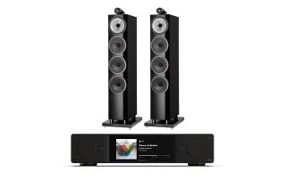 Arcam Radia SA35 Streaming Integrated Amplifier with Bowers & Wilkins 702 S3 Floorstanding Speakers