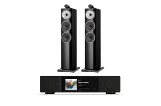 Arcam Radia SA35 Streaming Integrated Amplifier with Bowers & Wilkins 703 S3 Floorstanding Speakers