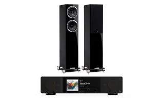 Arcam Radia SA35 Streaming Integrated Amplifier with Fyne Audio F501SP Floorstanding Speakers
