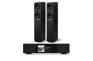 Arcam Radia SA35 Streaming Integrated Amplifier with Q Acoustics Q 5040 Floorstanding Speakers