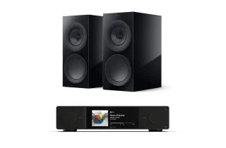 Arcam Radia SA35 Streaming Integrated Amplifier with KEF R3 Meta Bookshelf Speakers