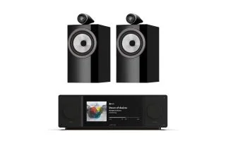 Arcam Radia SA45 Streaming Amplifier with Bowers & Wilkins 705 S3 Bookshelf Speakers