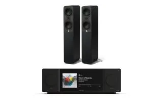 Arcam Radia SA45 Streaming Amplifier with Q Acoustics Q 5040 Floorstanding Speakers