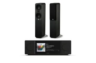 Arcam Radia SA45 Streaming Amplifier with Q Acoustics Q 5050 Floorstanding Speakers