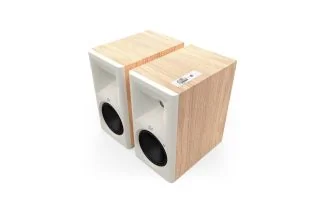Nearly New - Klipsch The Sevens II Powered Bookshelf Speaker System - Red Oak
