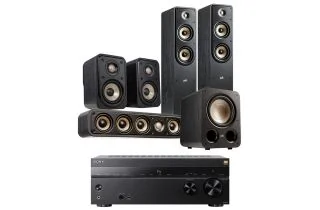 Sony TA-AN1000 8K 7.2 AV Amplifier with Polk Signature Elite 5.1 Speaker Package