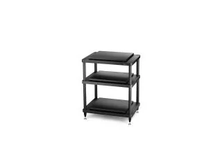Solidsteel S5 Series Advanced 3-Shelf Hi-Fi Rack - Black