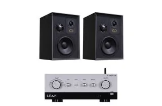 LEAK Stereo 130 Integrated Amplifier with Wharfedale Super Denton Heritage Standmount Speakers