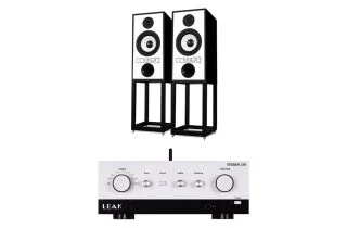 Leak Stereo 230 Integrated Amplifier with Mission 770 Standmount Speakers with Stands
