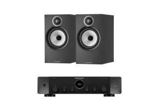 Marantz Stereo 70s Stereo Receiver with Bowers & Wilkins 606 S3 Bookshelf Speakers