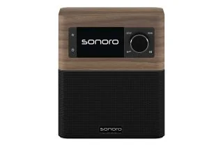 Sonoro Stream Compact All-in-one Music System - Walnut/Black