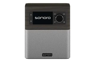 Sonoro Stream Compact All-in-one Music System - Oak/Silver