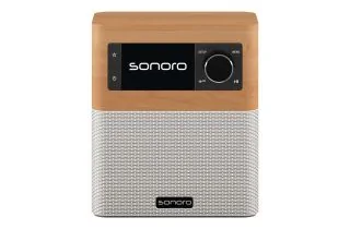 Sonoro Stream Compact All-in-one Music System - Maple/White
