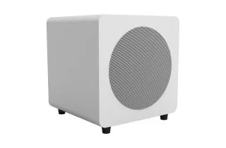 Kanto SUB8 Powered Subwoofer - Matte White with White Grille