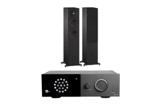 Lyngdorf TDAI-1120 2-Channel Streaming Amplifier with Dali SONIK 5 Floorstanding Speakers