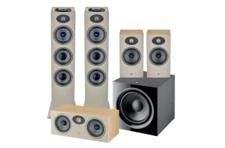 Focal Theva 5.1 Speaker Package - Light Wood