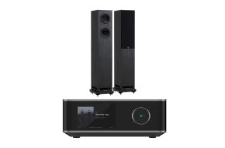 WiiM Amp Ultra Streaming Amplifier with Fyne Audio F55E Floorstanding Speakers