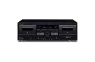 Teac W-1200 Twin Cassette Deck - Black