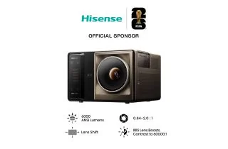 Hisense XR10 4K UHD Laser DLP 6,000lm Smart Mini Projector