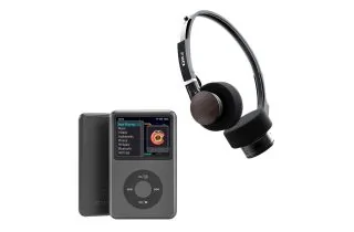 Innioasis Y1 Classic Digital Audio Player (128GB) with FiiO EH11 On-Ear Wireless Semi-open Headphones