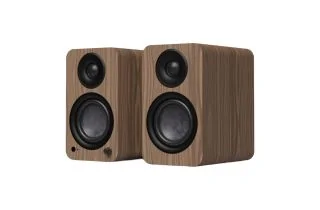 Kanto Yu4 (2nd Gen) Powered Bookshelf Speakers - Walnut