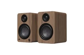 Kanto Yu6 (2nd Gen) Powered Bookshelf Speakers - Walnut