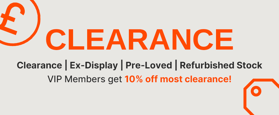 Clearance | Ex-Display | Pre-Loved | Refurbished Stock - VIP Members get 10% off most clearance!