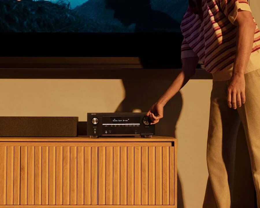 Denon AVR-X1800H 7.2 Ch. 175W 8K AV Receiver with HEOS Built-in