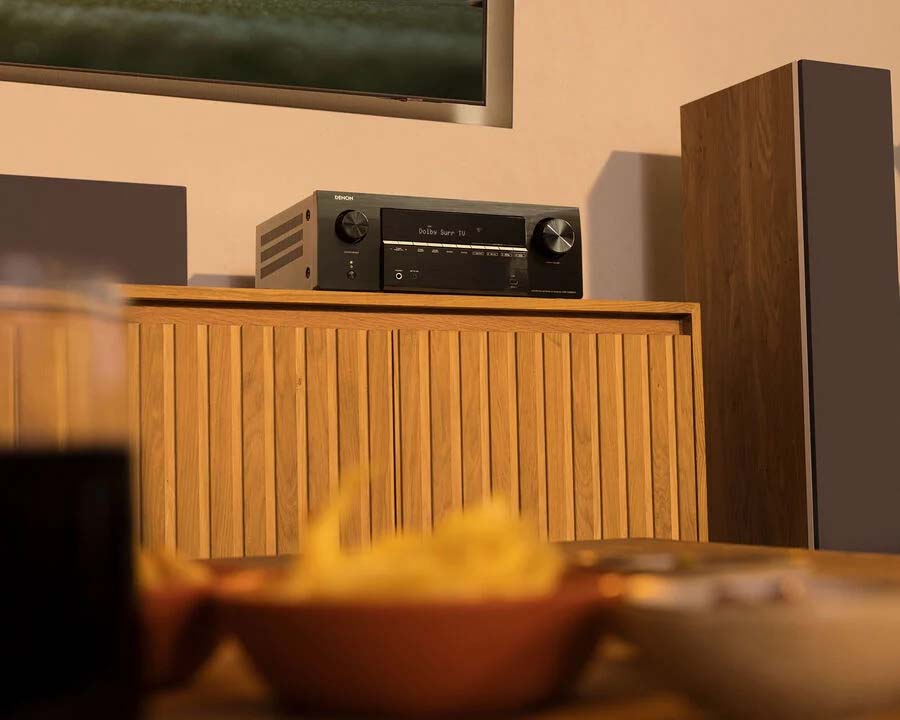 Denon AVR-X1800H 7.2 Ch. 175W 8K AV Receiver with HEOS Built-in