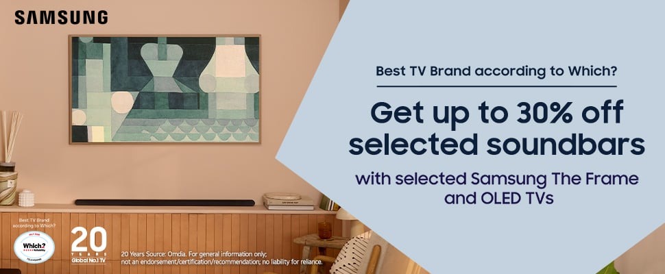 Save 30% on Samsung HWQS90H Soundbar
