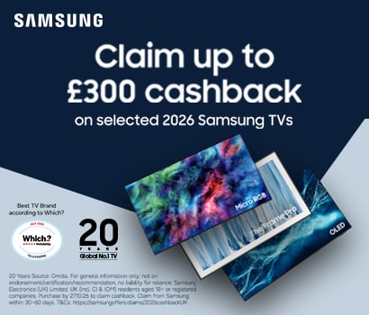 Samsung Claim up to £300 Cashback