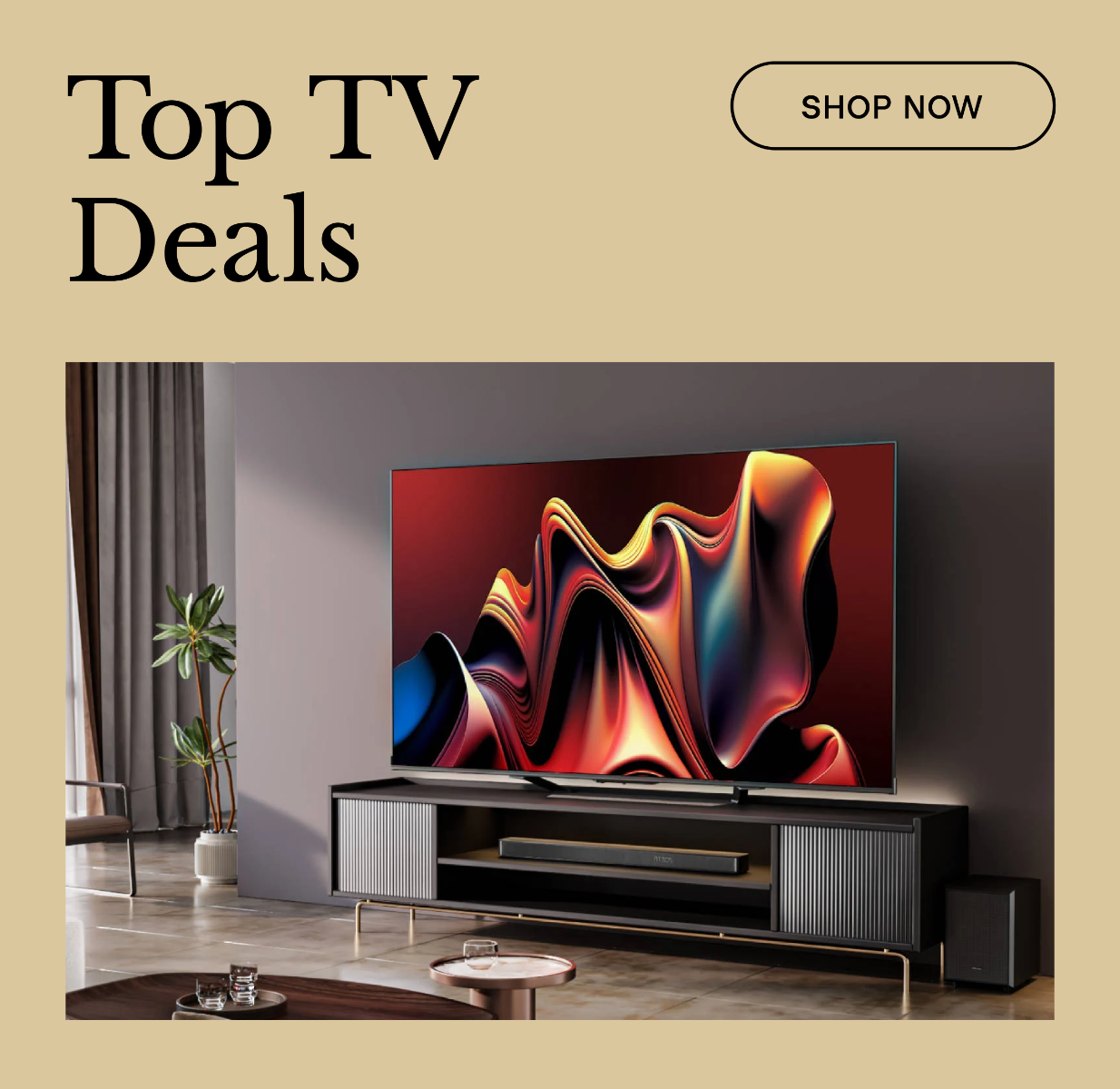 Image showing top TV deals