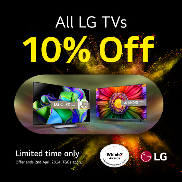 Get 10% Off LG TVs